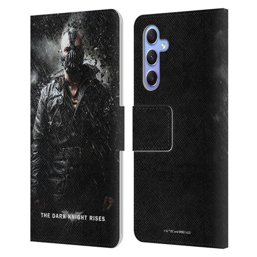 The Dark Knight Rises Key Art Bane Rain Poster Leather Book Wallet Case Cover For Samsung Galaxy A34 5G
