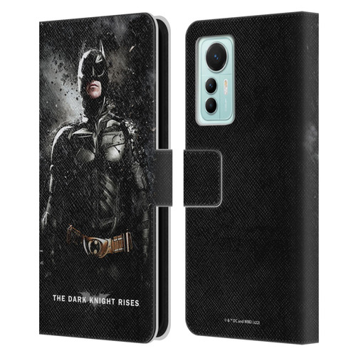 The Dark Knight Rises Key Art Batman Rain Poster Leather Book Wallet Case Cover For Xiaomi 12 Lite