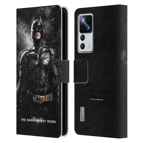 The Dark Knight Rises Key Art Batman Rain Poster Leather Book Wallet Case Cover For Xiaomi 12T Pro