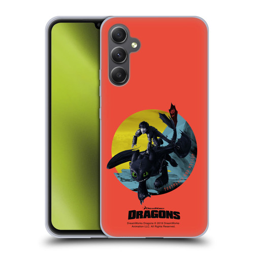 How To Train Your Dragon II Hiccup And Toothless Duo Soft Gel Case for Samsung Galaxy A34 5G
