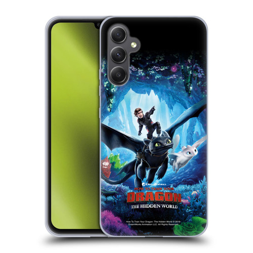 How To Train Your Dragon III The Hidden World Hiccup, Toothless & Light Fury 2 Soft Gel Case for Samsung Galaxy A34 5G