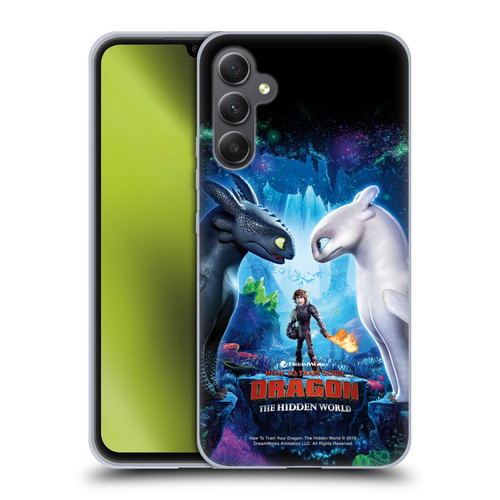 How To Train Your Dragon III The Hidden World Hiccup, Toothless & Light Fury Soft Gel Case for Samsung Galaxy A34 5G