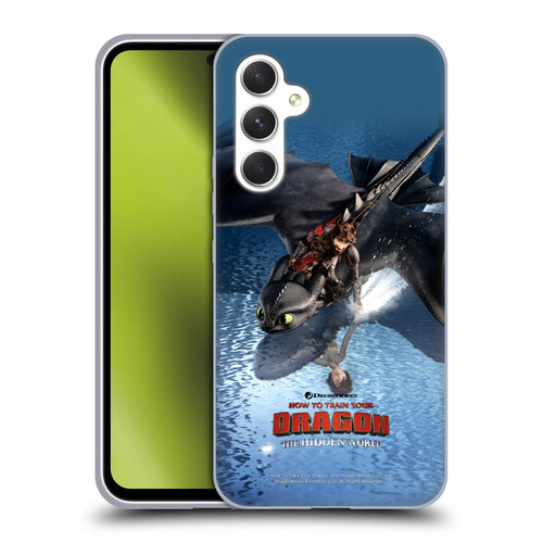 How To Train Your Dragon III The Hidden World Hiccup & Toothless 2 Soft Gel Case for Samsung Galaxy A54 5G