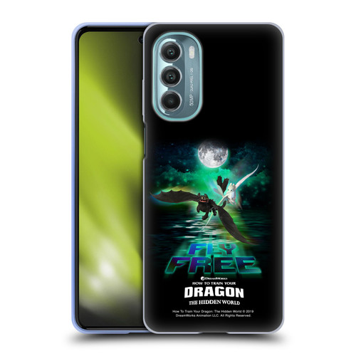 How To Train Your Dragon III Night And Light Toothless & Light Fury Fly Soft Gel Case for Motorola Moto G Stylus 5G (2022)