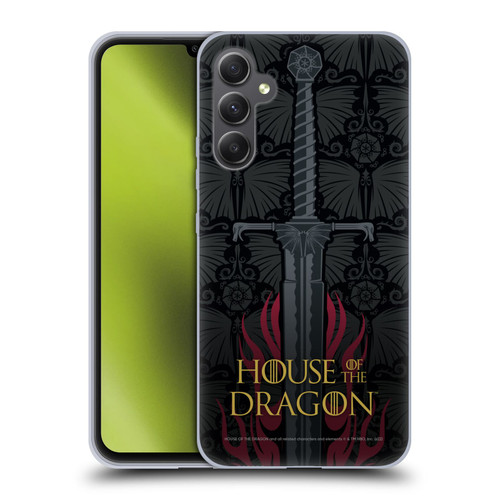 House Of The Dragon: Television Series Graphics Sword Soft Gel Case for Samsung Galaxy A34 5G