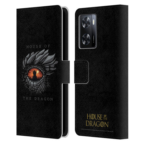 House Of The Dragon: Television Series Graphics Dragon Eye Leather Book Wallet Case Cover For OPPO A57s