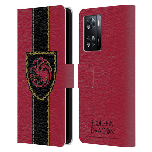 House Of The Dragon: Television Series Graphics Shield Leather Book Wallet Case Cover For OPPO A57s