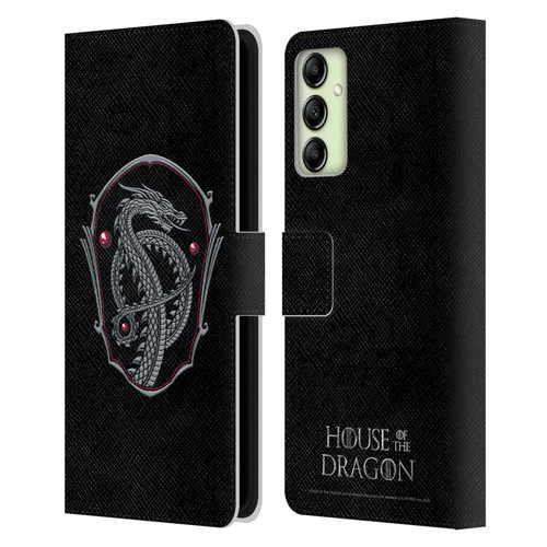 House Of The Dragon: Television Series Graphics Dragon Badge Leather Book Wallet Case Cover For Samsung Galaxy A14 5G