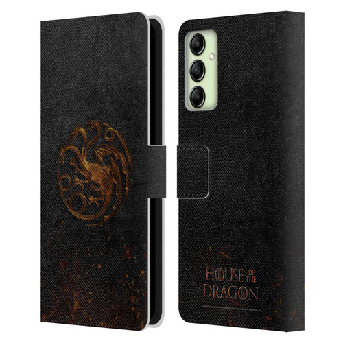 House Of The Dragon: Television Series Graphics Targaryen Emblem Leather Book Wallet Case Cover For Samsung Galaxy A14 5G
