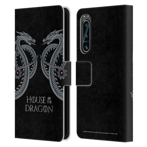House Of The Dragon: Television Series Graphics Dragon Leather Book Wallet Case Cover For Sony Xperia 5 IV