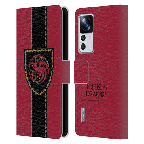 House Of The Dragon: Television Series Graphics Shield Leather Book Wallet Case Cover For Xiaomi 12T Pro