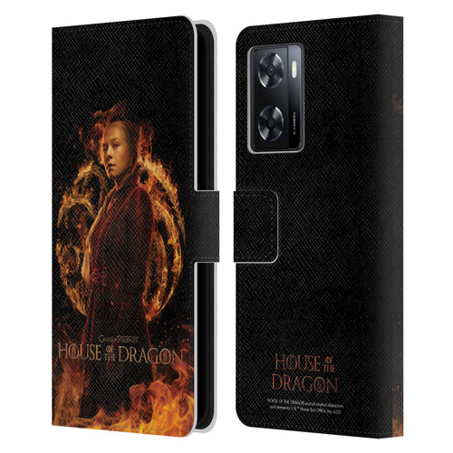 House Of The Dragon: Television Series Key Art Rhaenyra Leather Book Wallet Case Cover For OPPO A57s