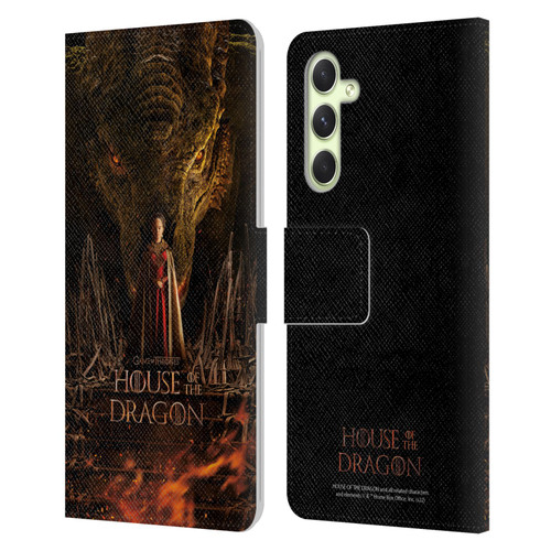 House Of The Dragon: Television Series Key Art Poster 1 Leather Book Wallet Case Cover For Samsung Galaxy A54 5G