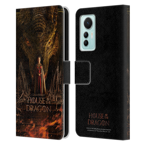 House Of The Dragon: Television Series Key Art Poster 1 Leather Book Wallet Case Cover For Xiaomi 12 Lite