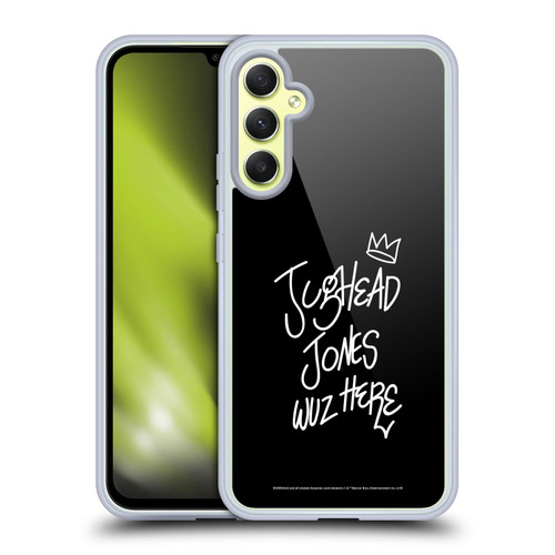Riverdale Graphic Art Jughead Wuz Here Soft Gel Case for Samsung Galaxy A34 5G