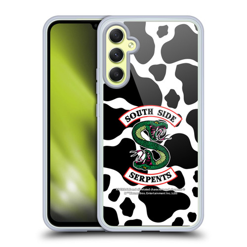 Riverdale South Side Serpents Cow Logo Soft Gel Case for Samsung Galaxy A34 5G