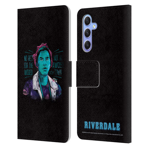 Riverdale Art Jughead Jones Leather Book Wallet Case Cover For Samsung Galaxy A34 5G