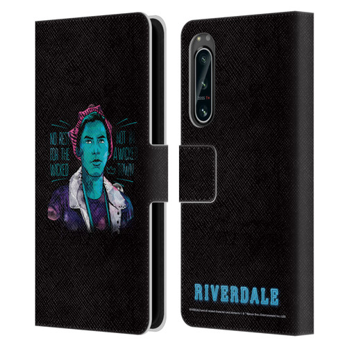 Riverdale Art Jughead Jones Leather Book Wallet Case Cover For Sony Xperia 5 IV