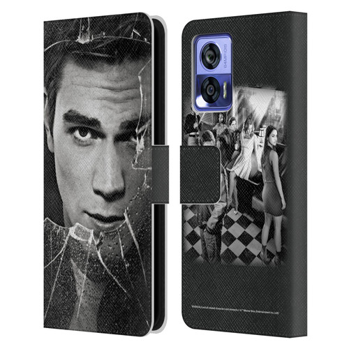 Riverdale Broken Glass Portraits Archie Andrews Leather Book Wallet Case Cover For Motorola Edge 30 Neo 5G