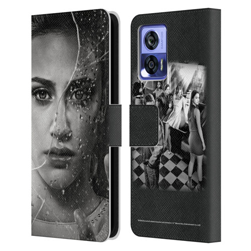 Riverdale Broken Glass Portraits Betty Cooper Leather Book Wallet Case Cover For Motorola Edge 30 Neo 5G