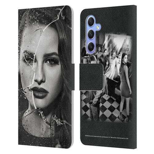 Riverdale Broken Glass Portraits Cheryl Blossom Leather Book Wallet Case Cover For Samsung Galaxy A34 5G