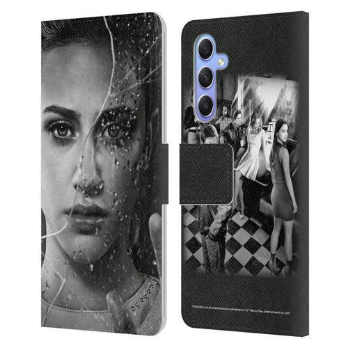 Riverdale Broken Glass Portraits Betty Cooper Leather Book Wallet Case Cover For Samsung Galaxy A34 5G