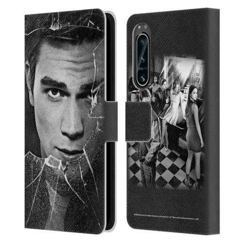 Riverdale Broken Glass Portraits Archie Andrews Leather Book Wallet Case Cover For Sony Xperia 5 IV