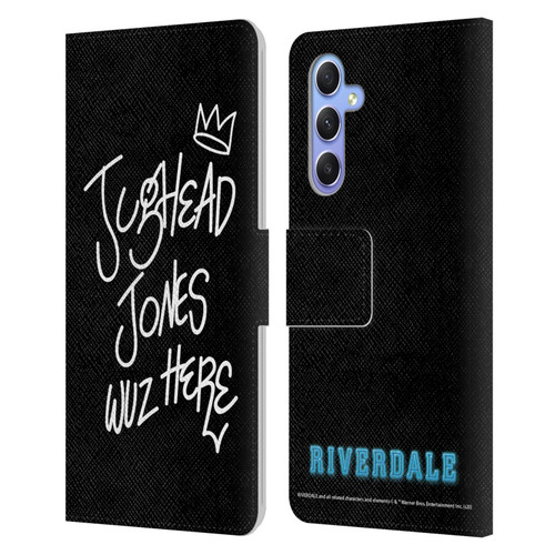 Riverdale Graphic Art Jughead Wuz Here Leather Book Wallet Case Cover For Samsung Galaxy A34 5G