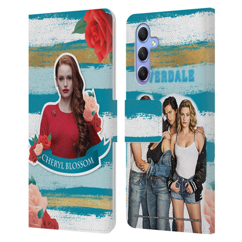 Riverdale Graphics Cheryl Blossom Leather Book Wallet Case Cover For Samsung Galaxy A34 5G