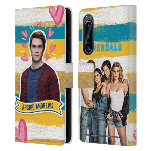 Riverdale Graphics Archie Andrews Leather Book Wallet Case Cover For Sony Xperia 5 IV