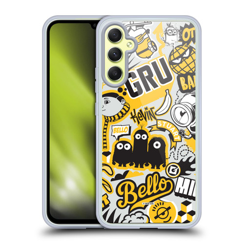 Minions Rise of Gru(2021) Iconic Mayhem Pattern 1 Soft Gel Case for Samsung Galaxy A34 5G