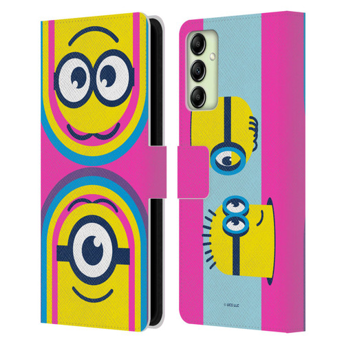 Minions Rise of Gru(2021) Day Tripper Face Leather Book Wallet Case Cover For Samsung Galaxy A14 5G