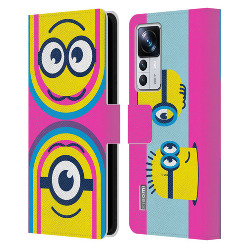 Minions Rise of Gru(2021) Day Tripper Face Leather Book Wallet Case Cover For Xiaomi 12T Pro