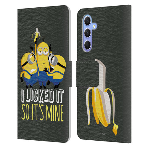 Minions Rise of Gru(2021) Humor Banana Leather Book Wallet Case Cover For Samsung Galaxy A34 5G