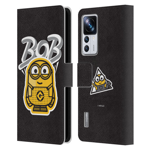 Minions Rise of Gru(2021) Iconic Mayhem Bob Leather Book Wallet Case Cover For Xiaomi 12T Pro