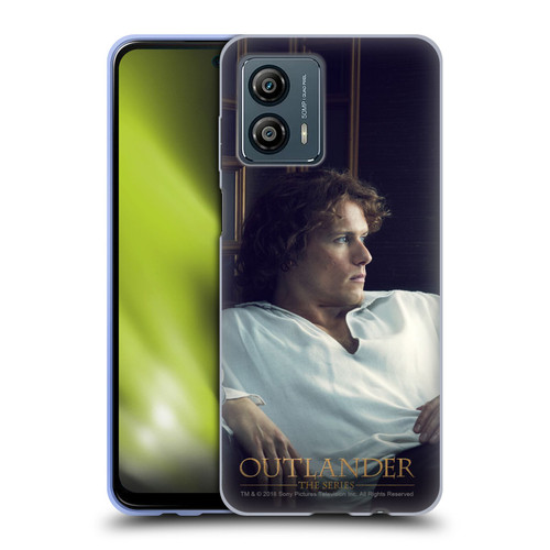 Outlander Characters Jamie White Shirt Soft Gel Case for Motorola Moto G53 5G