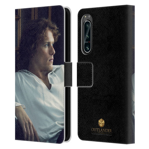 Outlander Characters Jamie White Shirt Leather Book Wallet Case Cover For Sony Xperia 5 IV