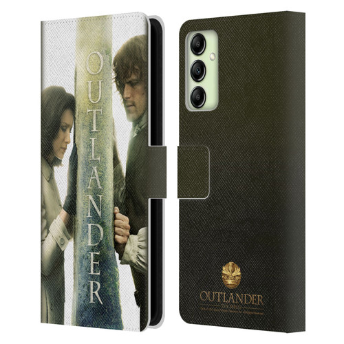 Outlander Key Art Season 3 Poster Leather Book Wallet Case Cover For Samsung Galaxy A14 5G