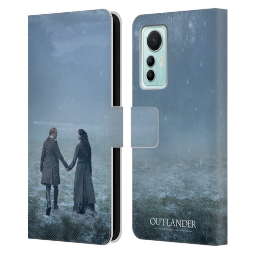 Outlander Season 6 Key Art Jamie And Claire Leather Book Wallet Case Cover For Xiaomi 12 Lite