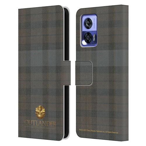 Outlander Tartans Plaid Leather Book Wallet Case Cover For Motorola Edge 30 Neo 5G