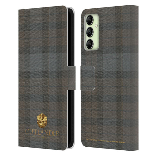 Outlander Tartans Plaid Leather Book Wallet Case Cover For Samsung Galaxy A14 5G