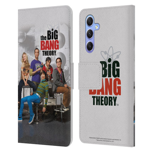 The Big Bang Theory Key Art Season 3 Leather Book Wallet Case Cover For Samsung Galaxy A34 5G