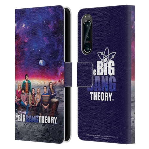 The Big Bang Theory Key Art Season 11 A Leather Book Wallet Case Cover For Sony Xperia 5 IV