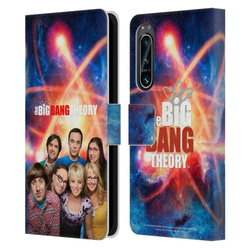 The Big Bang Theory Key Art Season 8 Leather Book Wallet Case Cover For Sony Xperia 5 IV