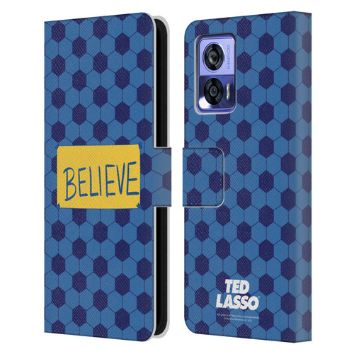 Ted Lasso Season 1 Graphics Believe Leather Book Wallet Case Cover For Motorola Edge 30 Neo 5G