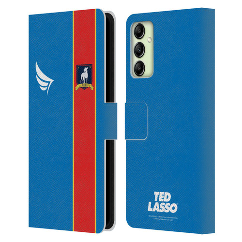Ted Lasso Season 1 Graphics Jersey Leather Book Wallet Case Cover For Samsung Galaxy A14 5G