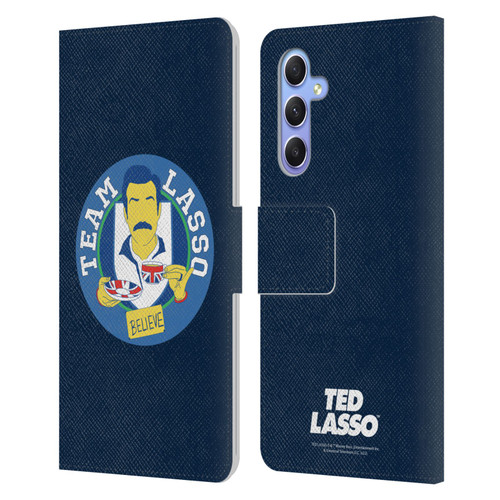 Ted Lasso Season 1 Graphics Team Lasso Leather Book Wallet Case Cover For Samsung Galaxy A34 5G