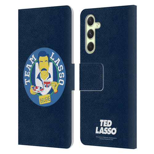 Ted Lasso Season 1 Graphics Team Lasso Leather Book Wallet Case Cover For Samsung Galaxy A54 5G