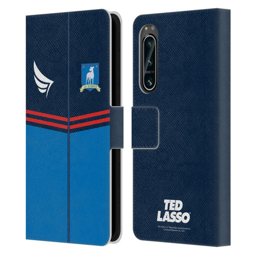 Ted Lasso Season 1 Graphics Jacket Leather Book Wallet Case Cover For Sony Xperia 5 IV