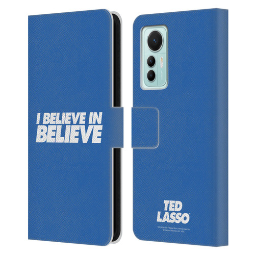 Ted Lasso Season 1 Graphics I Believe In Believe Leather Book Wallet Case Cover For Xiaomi 12 Lite